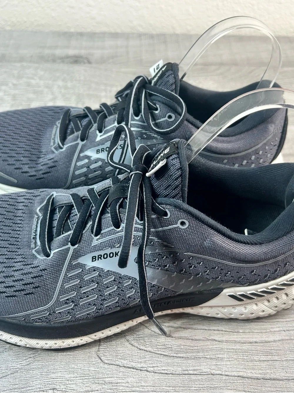 Brooks Adrenaline GTS 21 Running Shoes Men’s Size 8 D Sneakers Charcoal Gray
